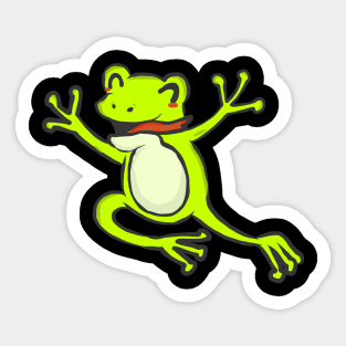 Frog Tadpole Toad Lurch Toad Froschlurch sweet Sticker